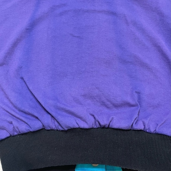 VTG 80’s 90’s color block reversible bomber jacket medium - Picture 15 of 16